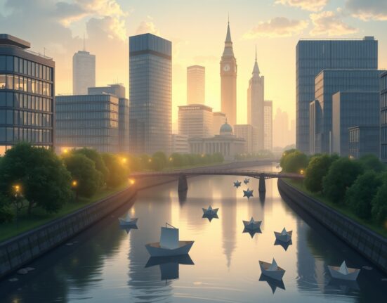 TD Securities analysis of UK fiscal update supporting modest economic growth in London financial district