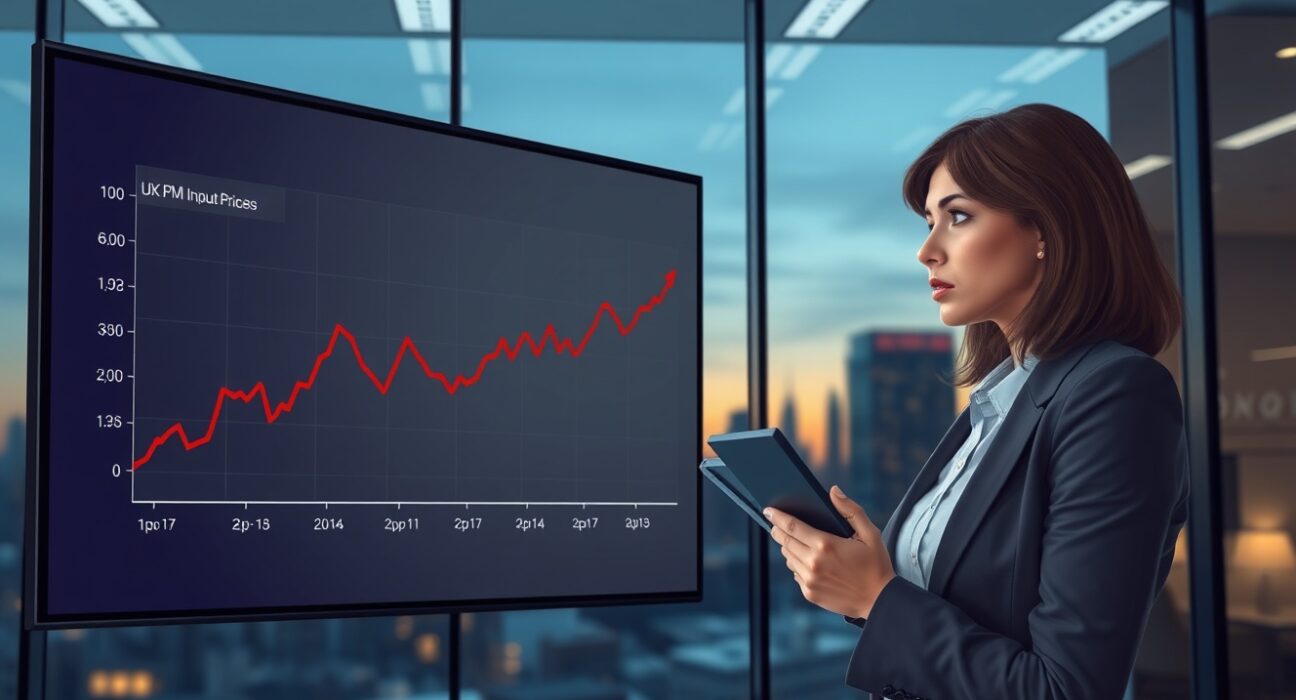 Economist analyzes UK PMI inflation data showing a sharp price surge, indicating economic uncertainty.