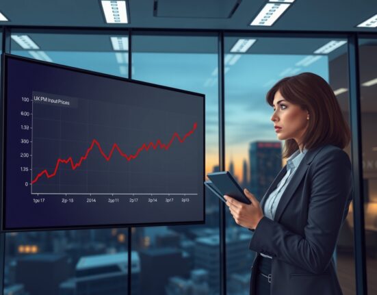 Economist analyzes UK PMI inflation data showing a sharp price surge, indicating economic uncertainty.