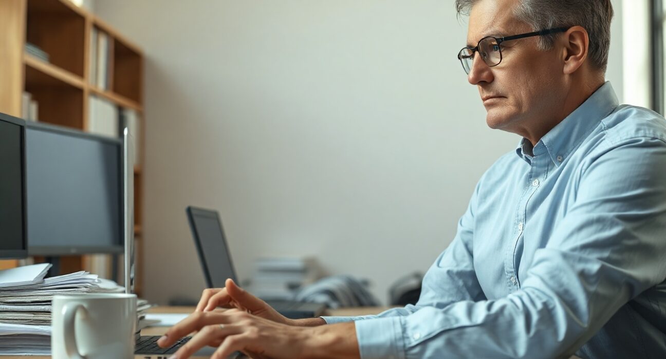 Editor using Google Search Console toggle to opt out of AI search features in a newsroom setting