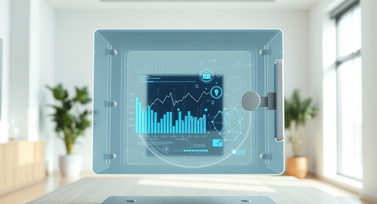 Uniswap Foundation's digital treasury and governance structure visualized as a secure financial interface.