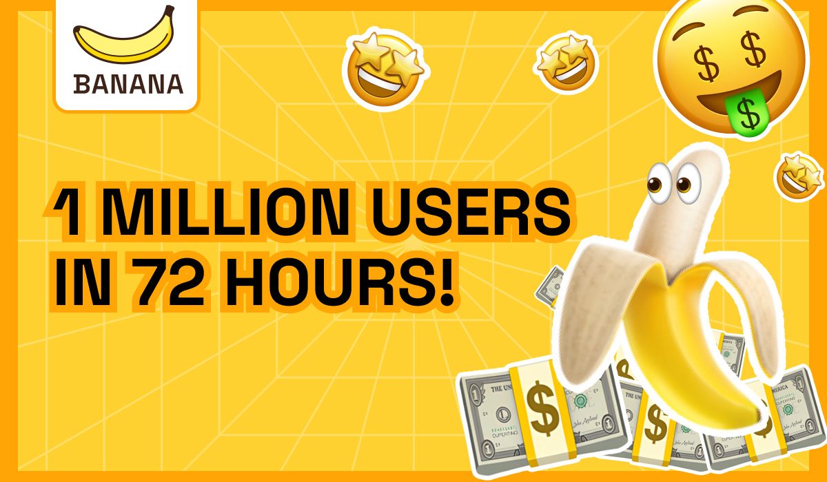 TON Game ‘BANANA’ Hits 1M Users in 72 Hours