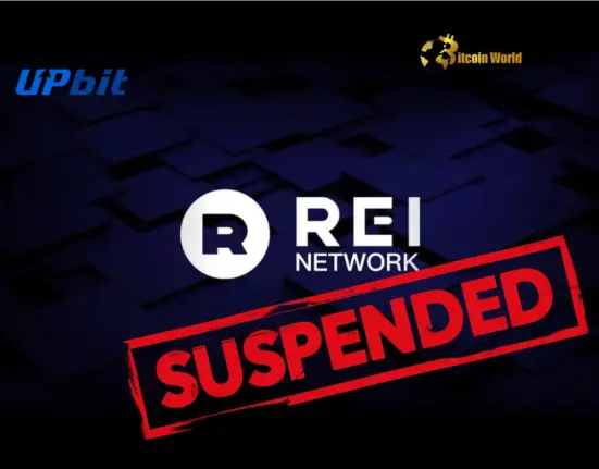 Upbit Announces Urgent Suspension for REI Network Deposit Withdrawal