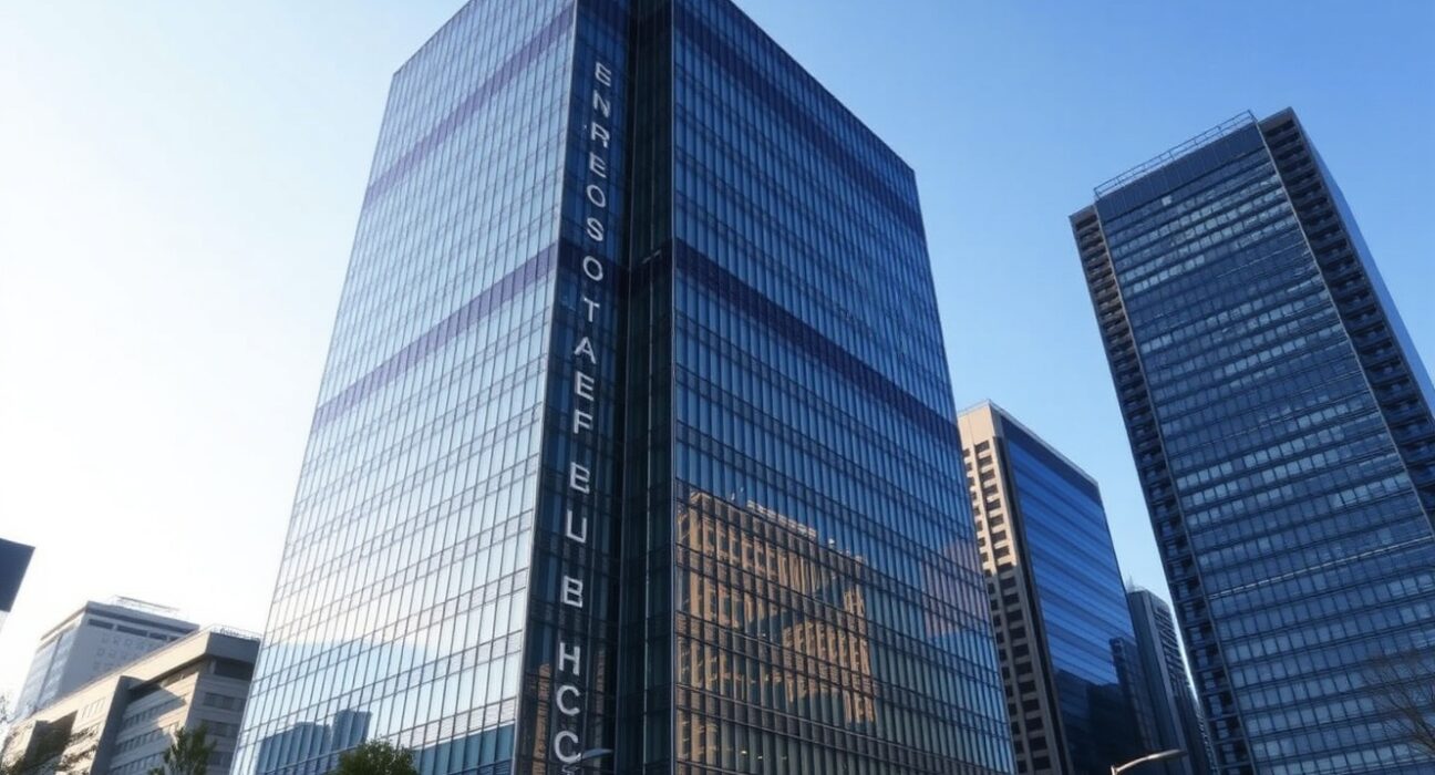 Seoul financial district high-rise building representing South Korea's crypto exchange hub