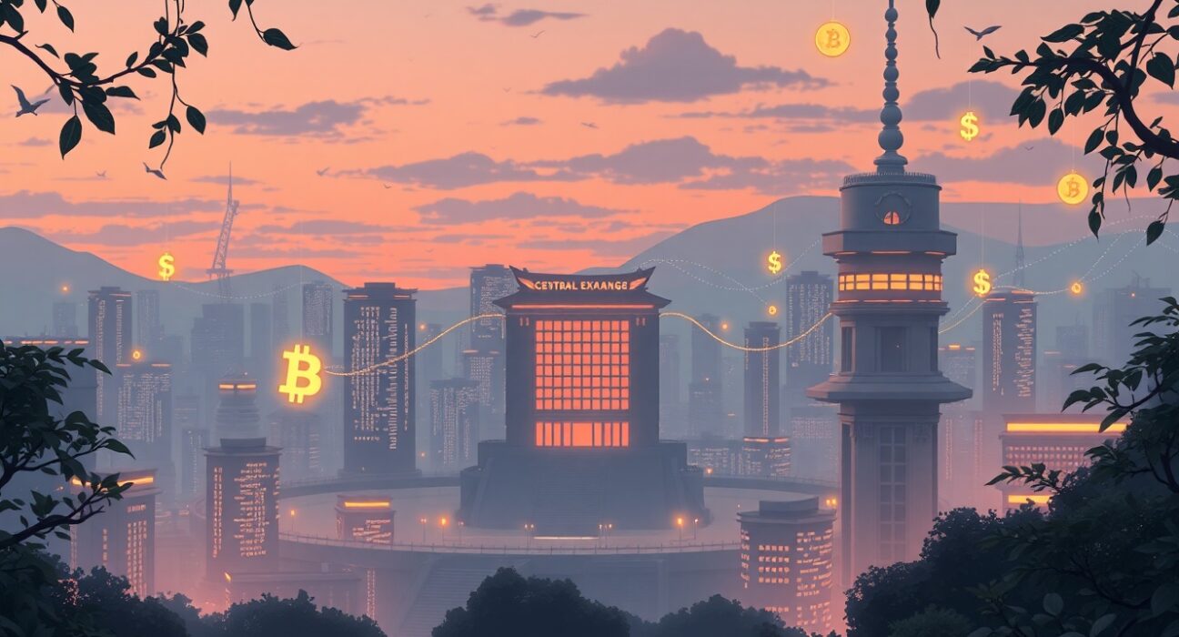 Upbit exchange delisting DENT cryptocurrency with market impact visualization