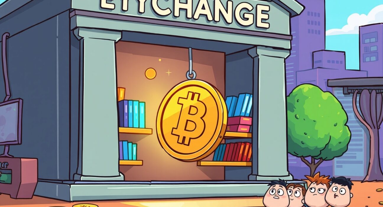 Upbit delists RLY cryptocurrency from exchange platform illustration