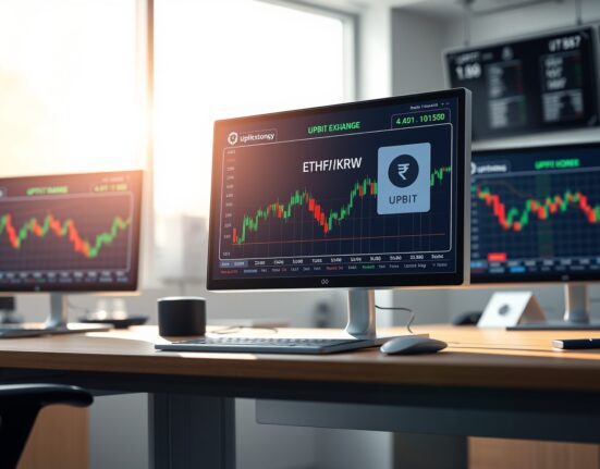 Upbit exchange trading interface showing ETHFI token listing with Korean Won pairing after Arthur Hayes purchase