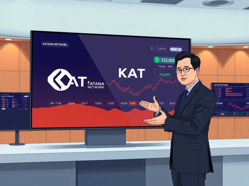 Professional newsroom analysis of Upbit exchange listing Katana Network cryptocurrency for trading