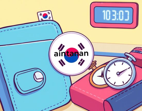 An illustration of a temporary pause in Upbit KRW services, indicating scheduled maintenance and downtime for users.