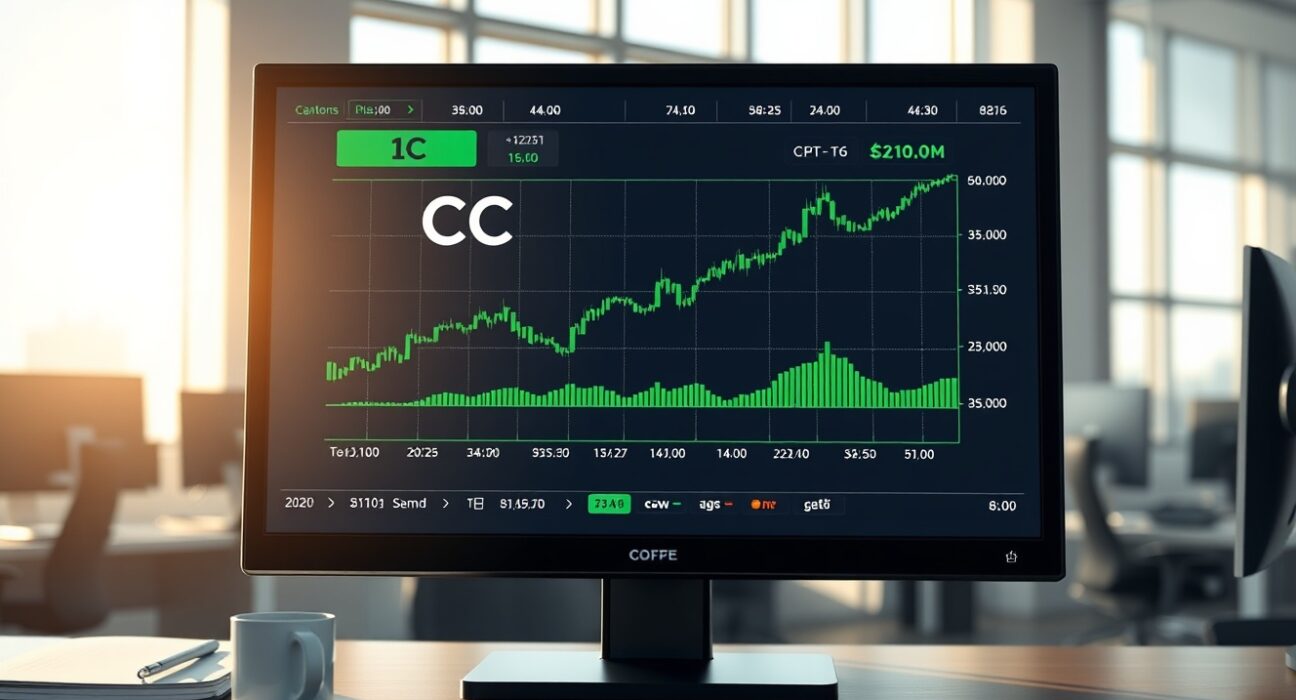 Upbit exchange listing Canton CC token on digital trading interface with market chart