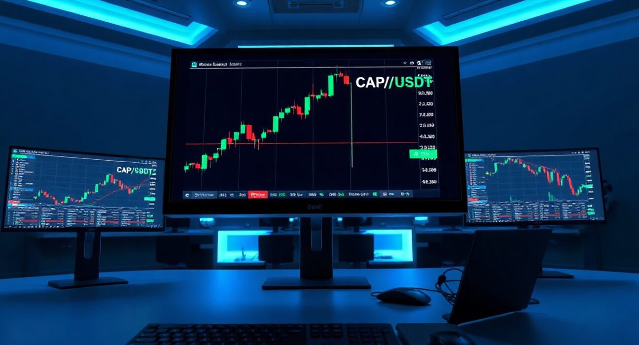 Upbit exchange listing CAP token on KRW, BTC, and USDT trading pairs