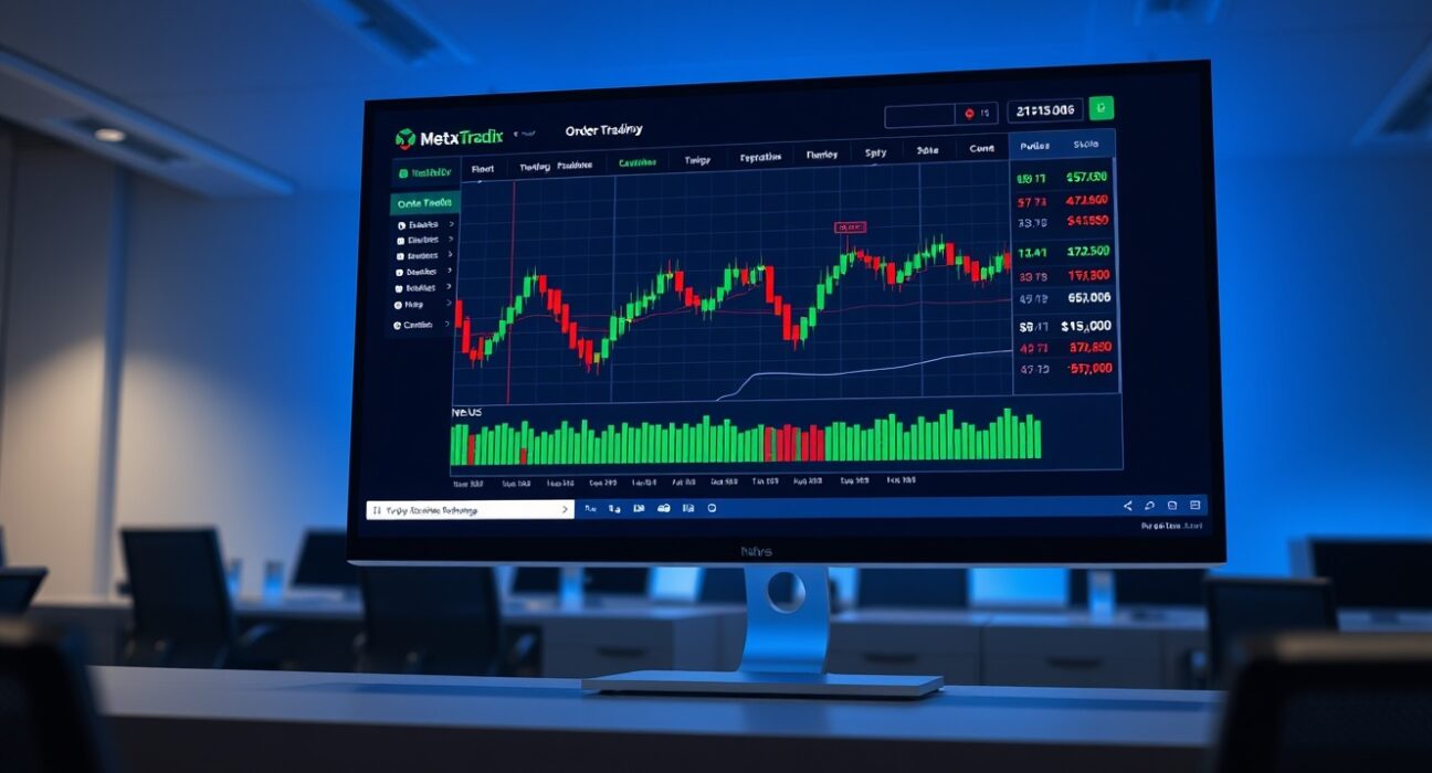 Trading interface showing Upbit exchange with Metaplex and Nexus token listings