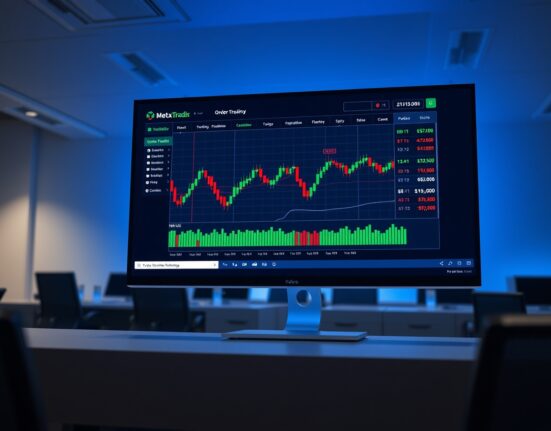 Trading interface showing Upbit exchange with Metaplex and Nexus token listings