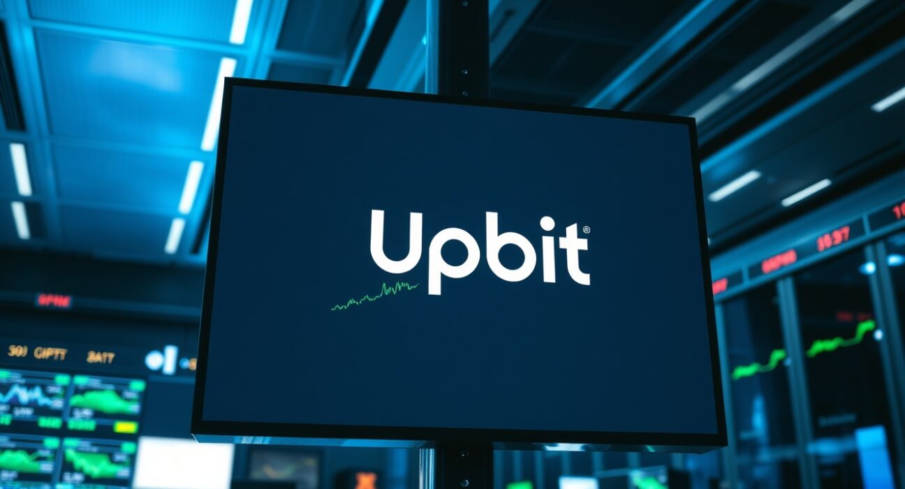 Upbit digital trading screen showing UP2 Superform listing with green charts