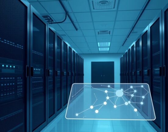 Upbit exchange server room during Luna Classic LUNC network upgrade maintenance in Seoul.