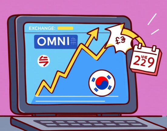 Visualizing the exciting Upbit OMNI listing, a key event for the Omni Network token.
