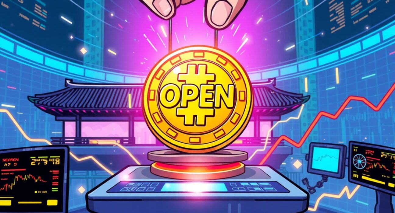 A new token, OpenLedger (OPEN), being welcomed onto the Upbit exchange, signifying the Upbit OpenLedger listing.