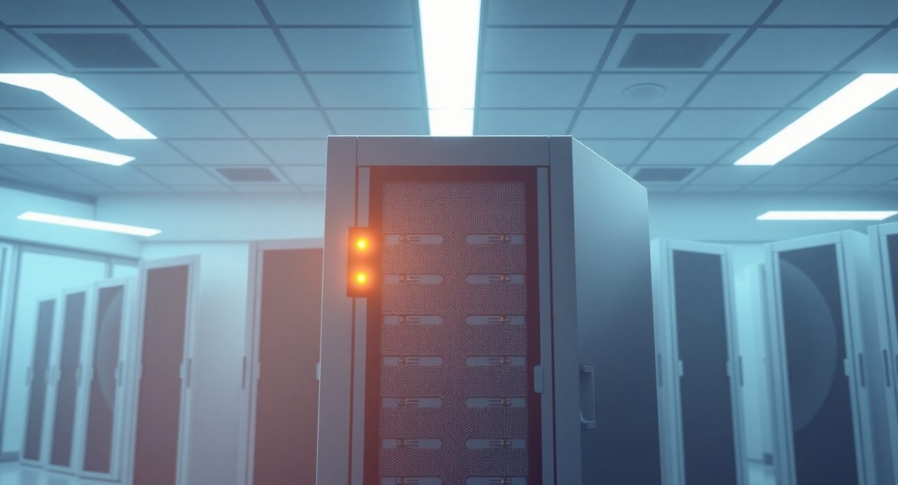 Upbit exchange security protocol activation for DRIFT token investigation in server room.