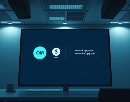 Upbit exchange interface showing suspended MANTRA deposit status for network upgrade