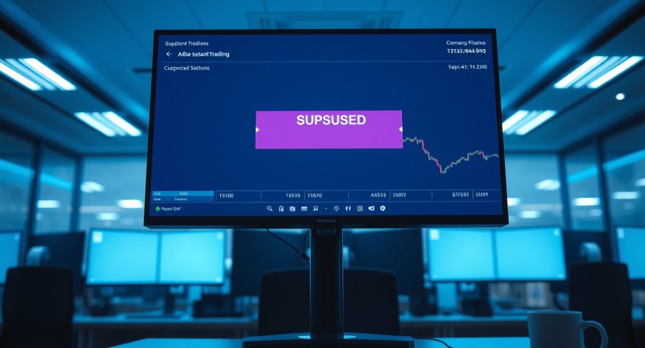 Upbit trading interface showing suspended MON deposits for network upgrade