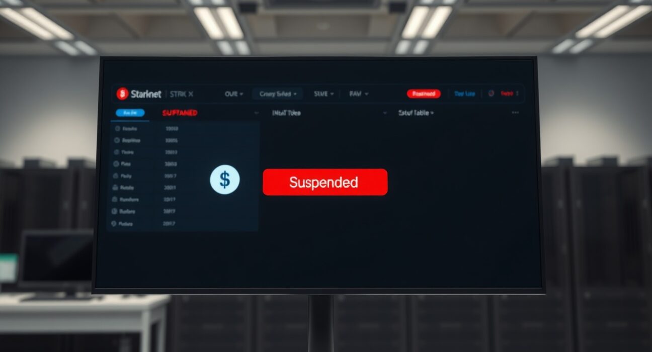 Upbit exchange interface showing suspended STRK withdrawal status