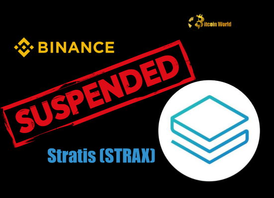 Urgent: Binance Announces Stratis (STRAX) Deposit & Withdrawal Suspension for Crucial Upgrade