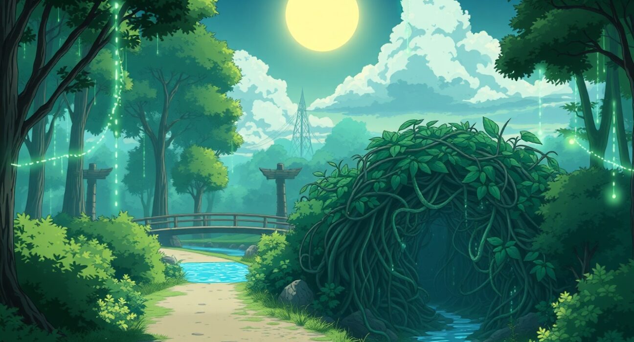 Symbolic crossroads for cryptocurrency regulation showing paths of constructive law versus harsh crackdown.