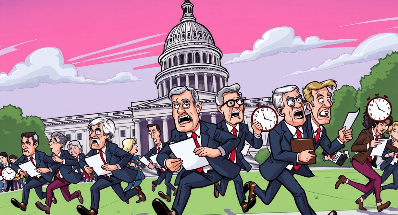 Urgent budget vote decision at US Capitol to prevent government shutdown