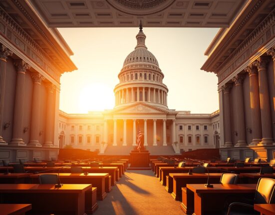 US Capitol building at golden hour representing legislative progress on the CLARITY Act