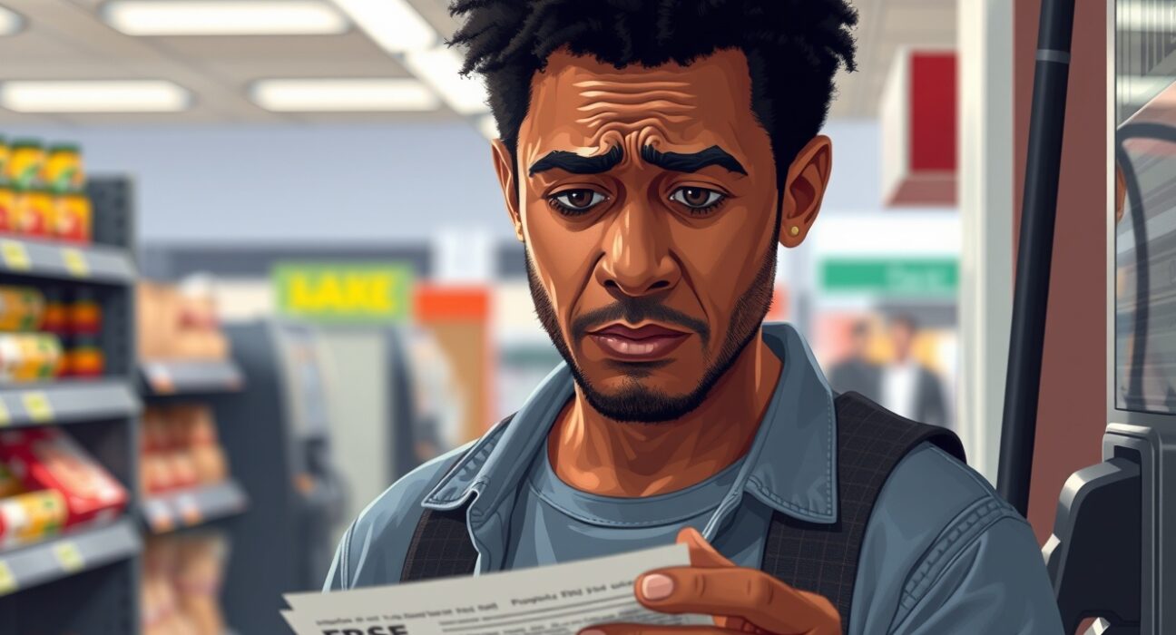 Concerned US consumer reflects on economic anxiety as sentiment index crashes.