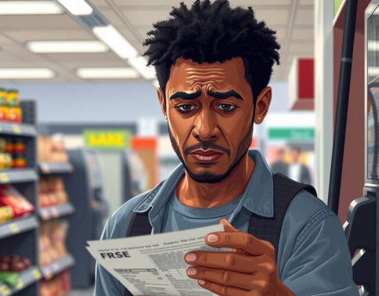 Concerned US consumer reflects on economic anxiety as sentiment index crashes.