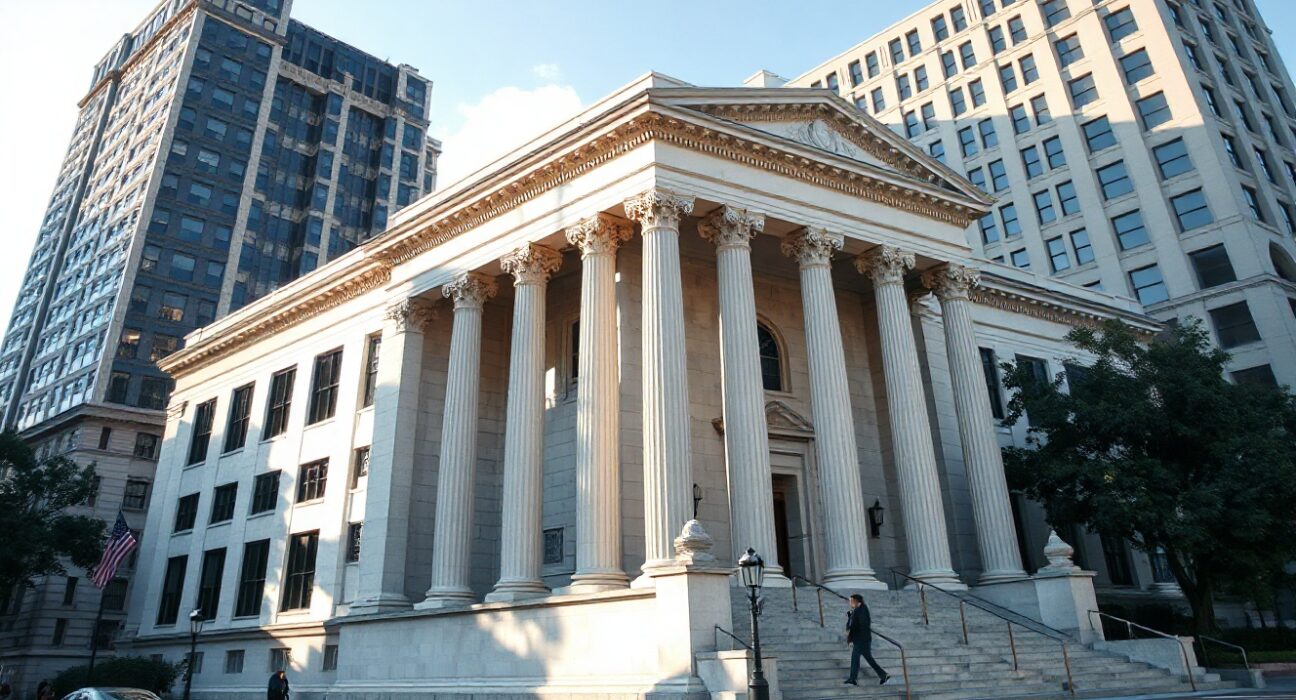 Federal courthouse in Boston where Mytrade founder Liu Zhou was fined for market manipulation