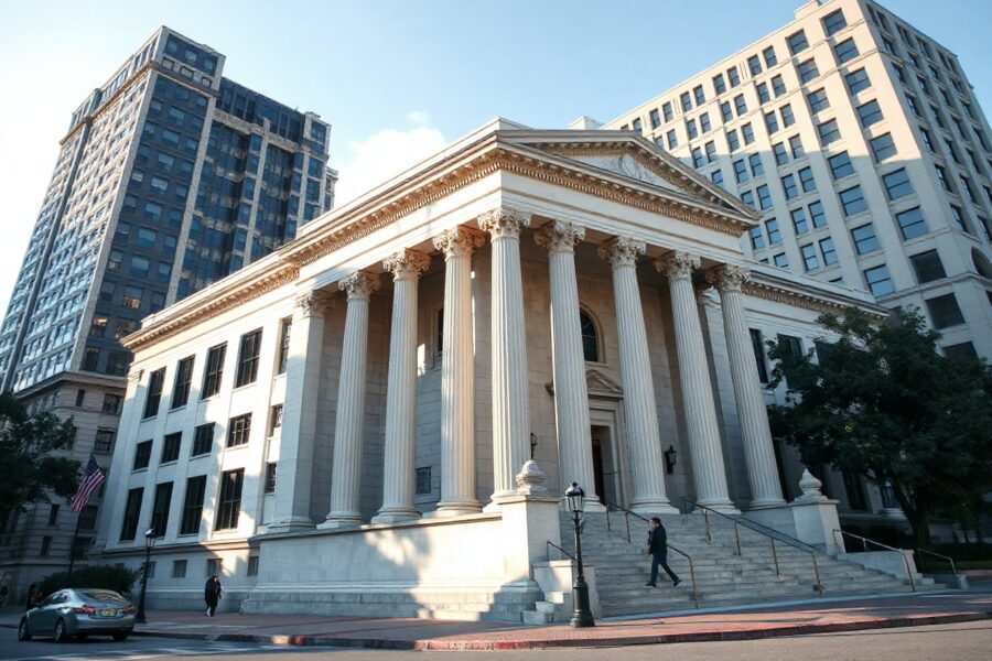 Federal courthouse in Boston where Mytrade founder Liu Zhou was fined for market manipulation