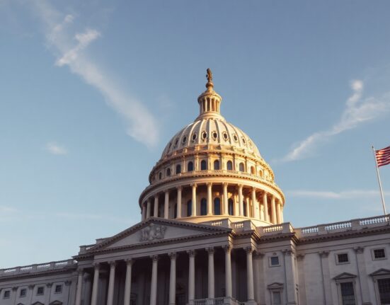 US Capitol Building on a clear morning, representing the economic policy backdrop for CPI data release.