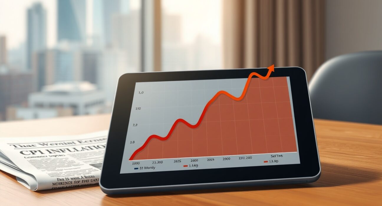 US CPI inflation chart showing sharp increase following Iran conflict with economic analysis