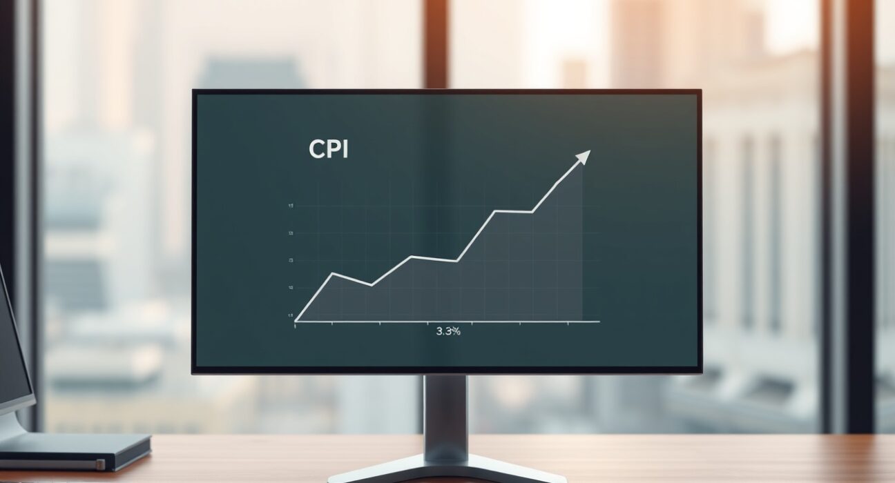 US CPI March 2025 inflation data chart showing a 3.3% year-over-year increase.