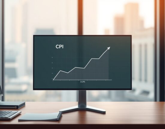 US CPI March 2025 inflation data chart showing a 3.3% year-over-year increase.