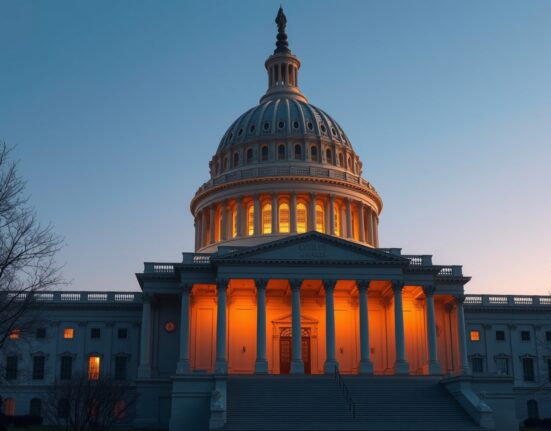 US Capitol building where the crypto bill CLARITY is under discussion by lawmakers.