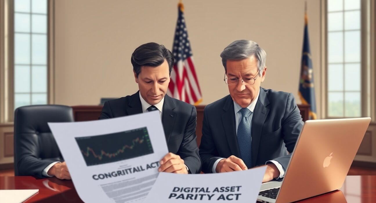 US lawmakers review the draft Digital Asset PARITY Act for crypto tax reform.