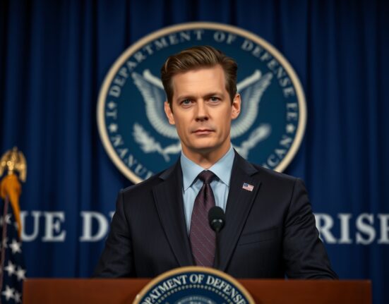 US Defense Secretary Pete Hegseth warns of a decisive moment in the Iran conflict during a press briefing.