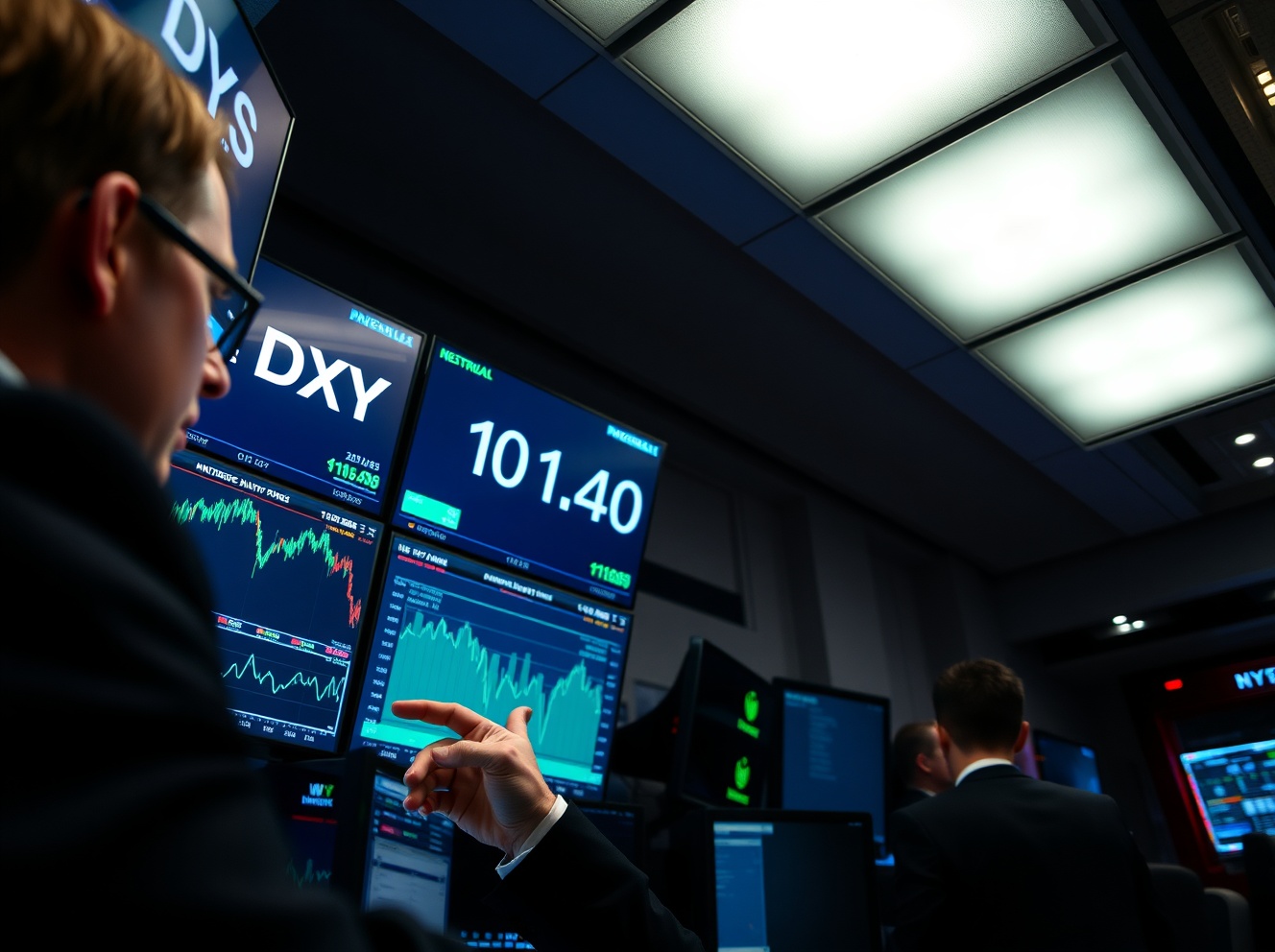 US Dollar Index Slips Below 101.50 as PCE Inflation Data Dampens Rate Hike Expectations