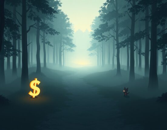 US Dollar Index declining ahead of Non-Farm Payrolls data release, showing market anticipation.