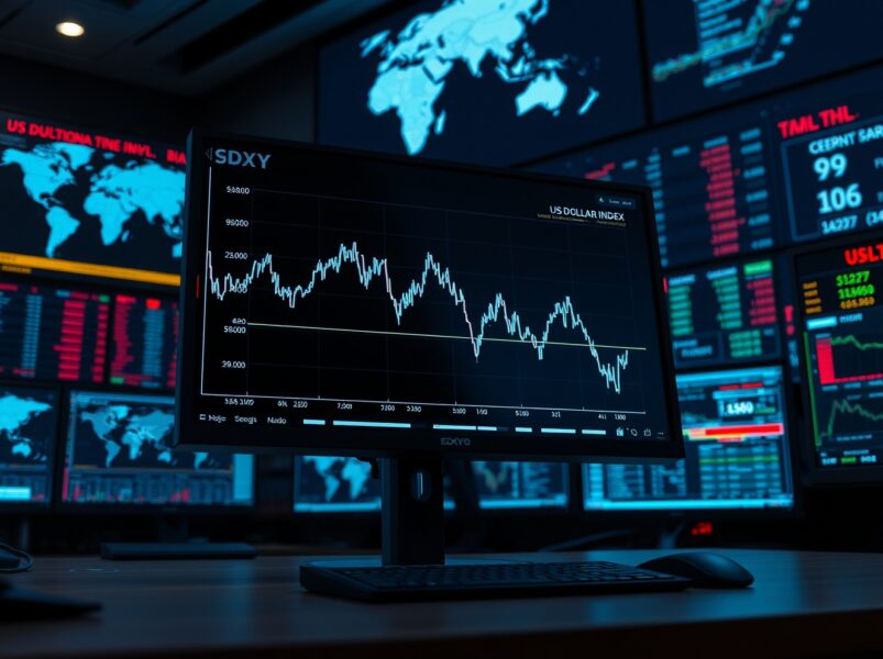 US Dollar Index Plummets Below 98.00 as Middle East Peace Hopes Surge