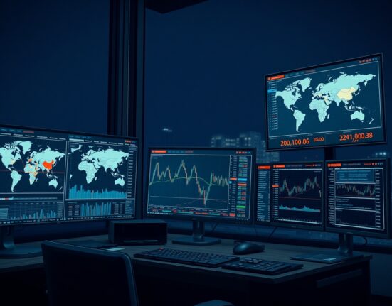 Analyst monitoring the US Dollar Index chart amid rising geopolitical tensions in the Middle East.