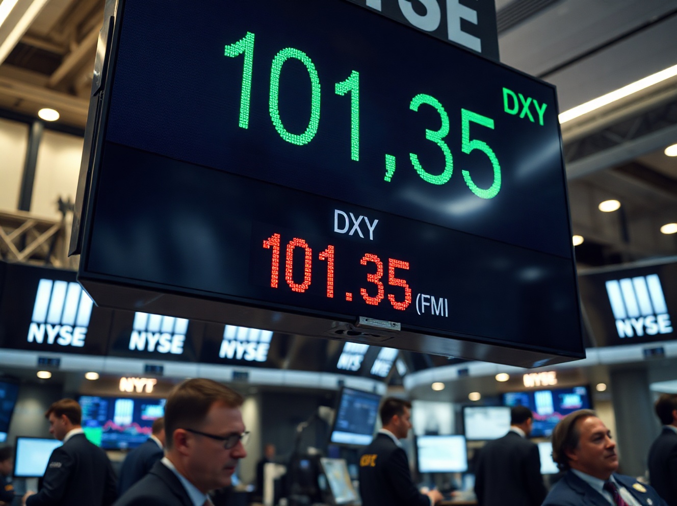 US Dollar Index Steadies Near 101.35 as Markets Brace for Nonfarm Payrolls Report