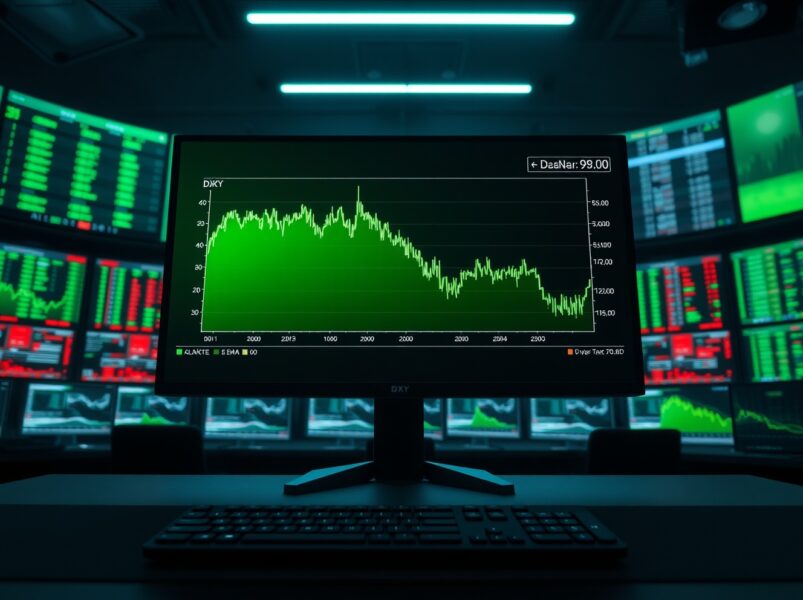 US Dollar Index Holds Near 98.00 After Pulling Back From Key Moving Average