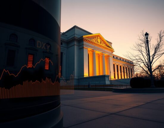 US Dollar Index steadies near 98.50 as traders anticipate the Federal Reserve's interest rate decision and its impact on global markets.