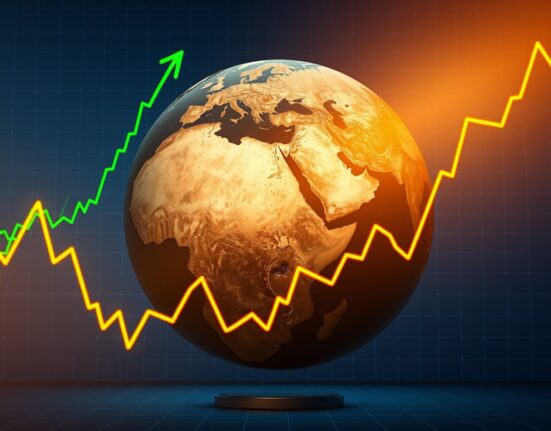 Global financial market impact showing US Dollar rebound, oil surge, and gold drop amid Iran tensions