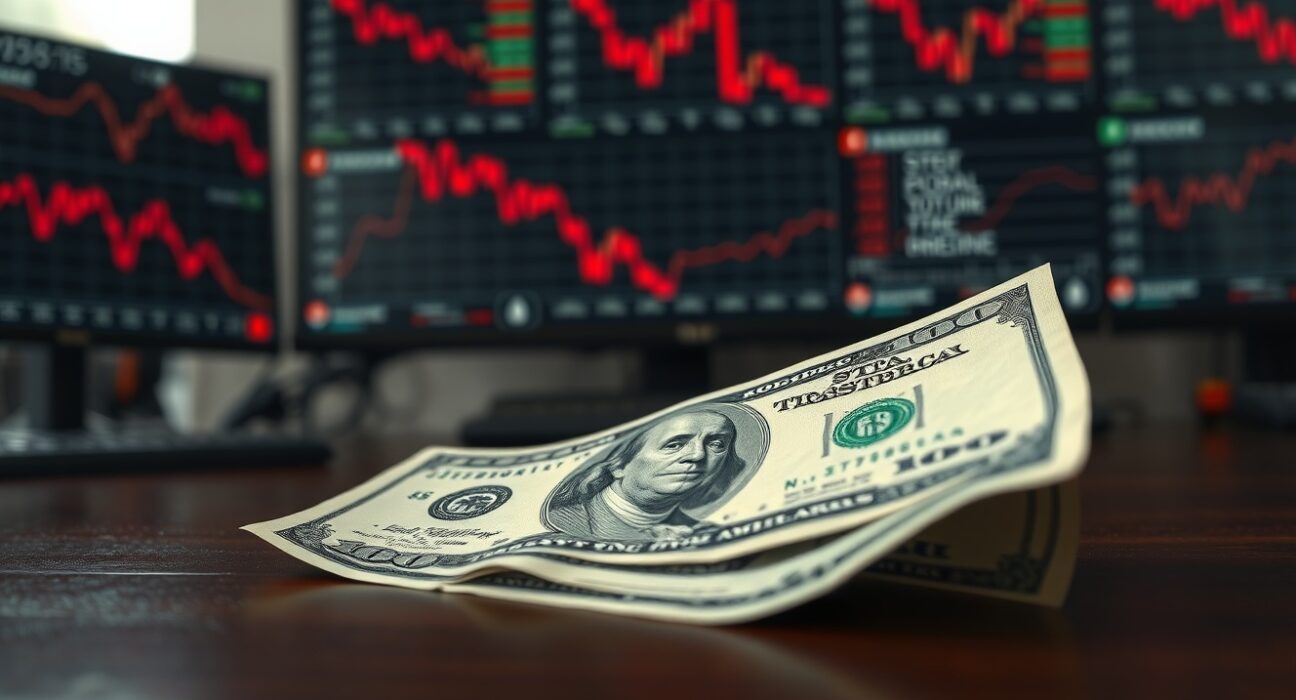 U.S. dollar value declining amid analysis of Iran conflict and central bank policies.