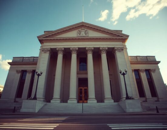 Federal Reserve building in Washington D.C. on a clear afternoon, symbolizing monetary policy and US Dollar stability.